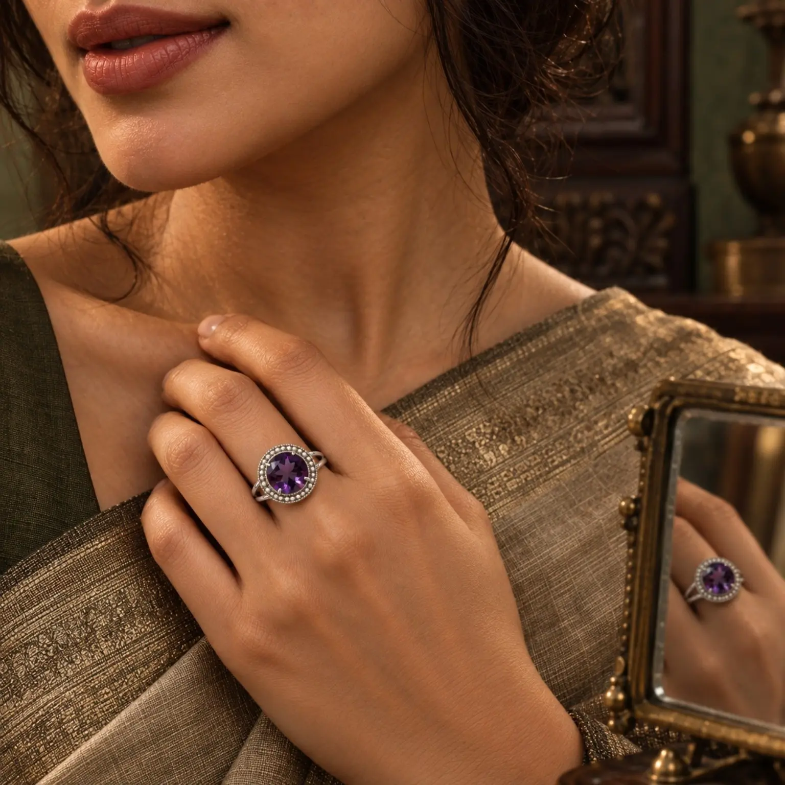 DRISHTAL gemstone ring