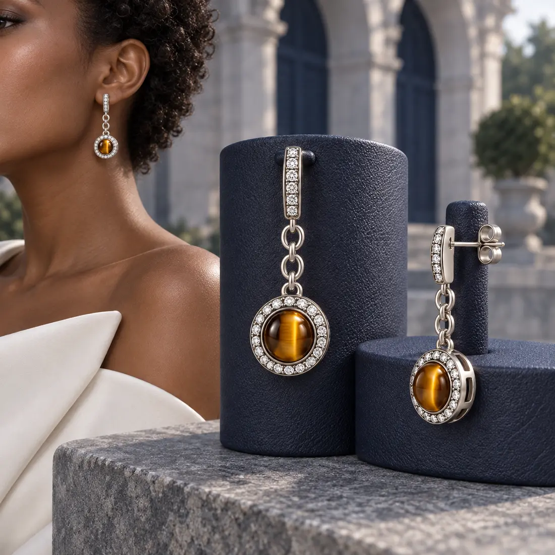 Earrings for a celebration