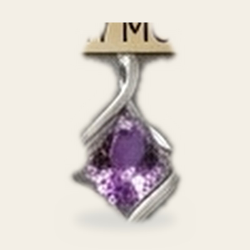 The Dynamic Twist in Amethyst, 925 sterling silver